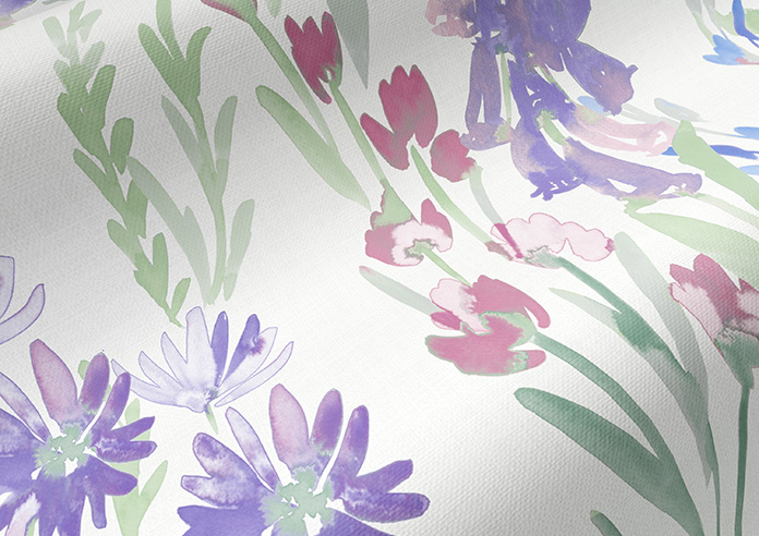 Foxglove Field, Summer Day - Twist&Fit Roller Blind - Image 4